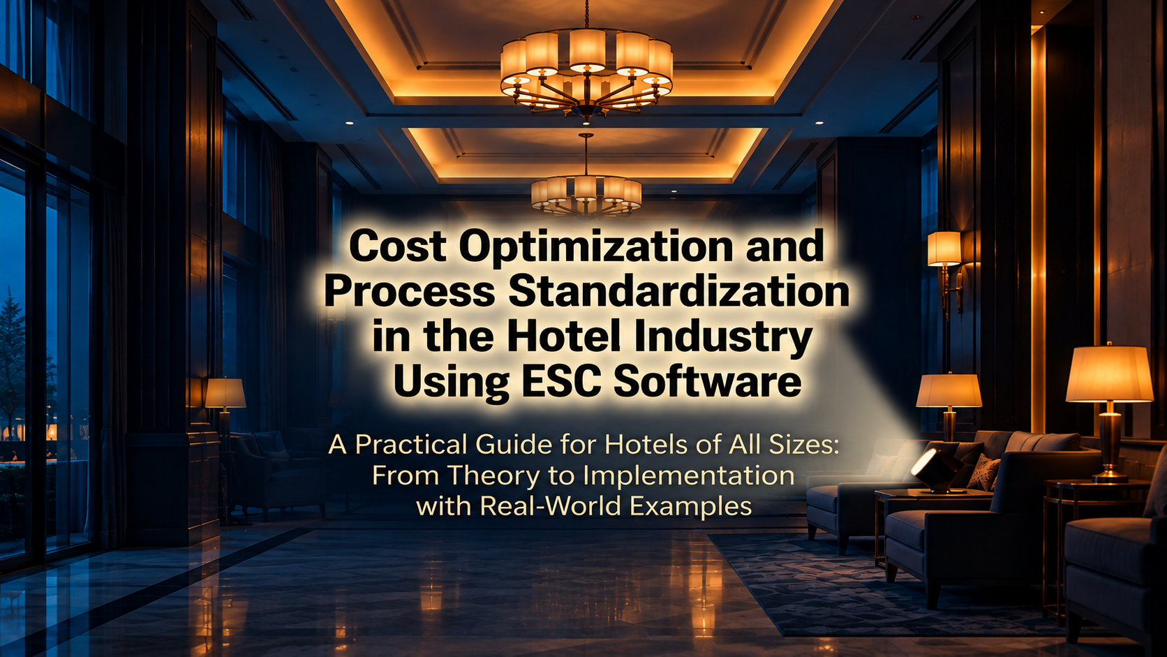 Cost Optimisation and Process Standardisation: A Practical Guide for the Hotel Industry